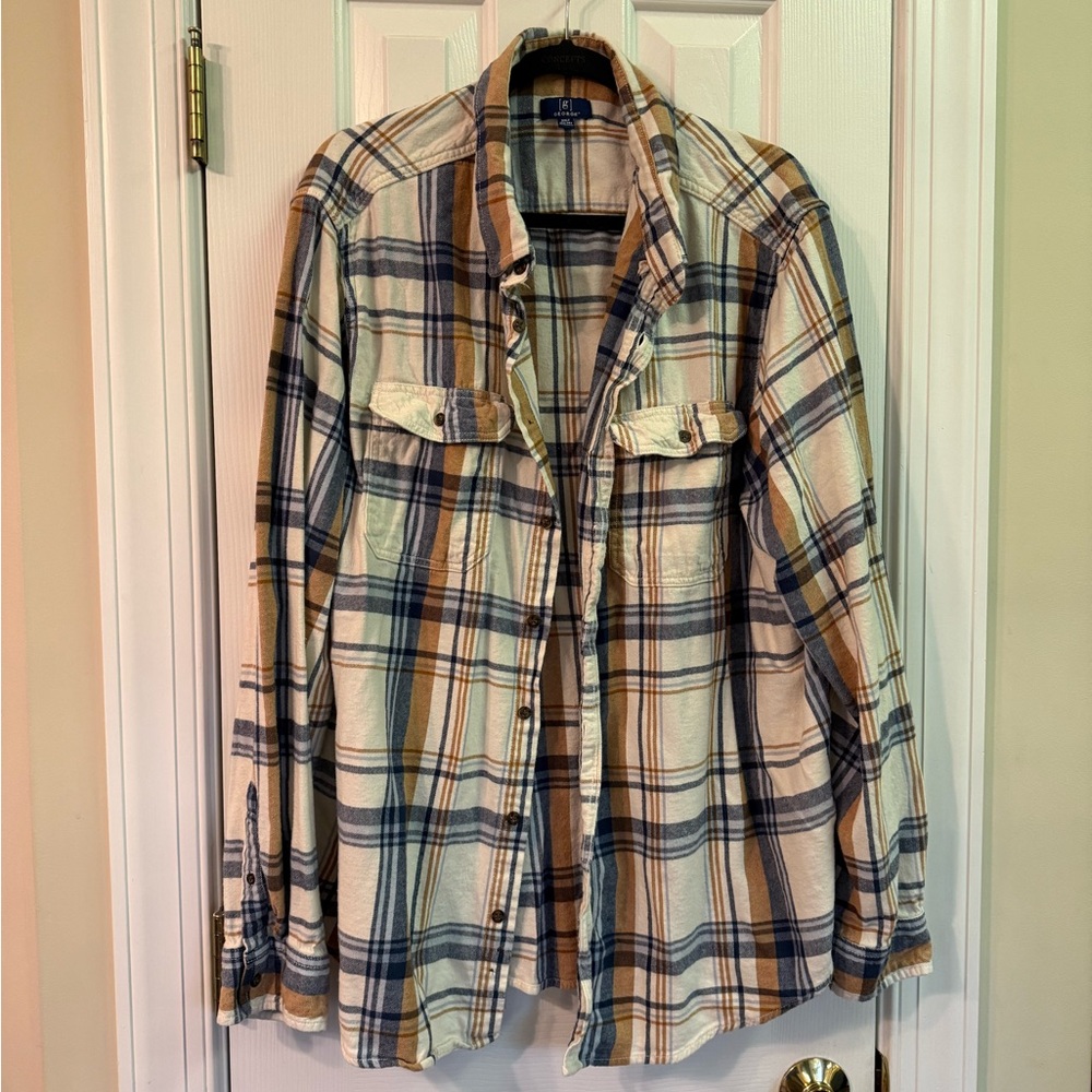 Men’s George Flannel - Size 3XLT